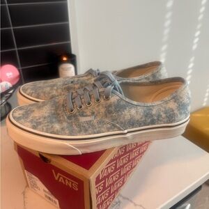 Vans Blue Patterned Sneakers
